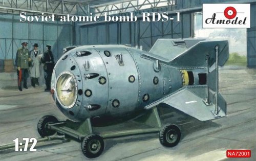 Go to product AMODEL NA72001 - 1:72 Soviet Atomic Bomb RDS-1