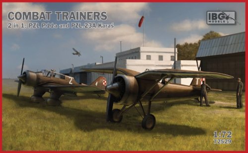 Go to product IBG 72529 - 1:72 Combat Trainers 2 in 1  PZL P.11a and PZL.23A Karaś