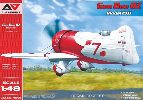 Go to product A&A MODELS 4805 - 1:48 Gee Bee R2 Model 1933