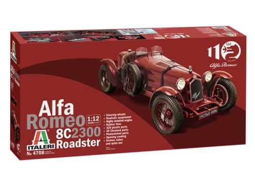 Go to product ITALERI 4708 - 1:12 Alfa Romeo 8C 2300 Roadster