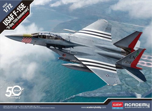 Go to product ACADEMY 12568 - 1:72 USAF F-15E D-Day 75th Anniversary