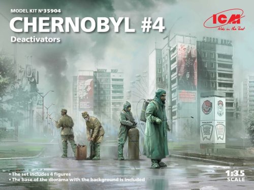 Go to product ICM 35904 - 1:35 Chernobyl#4. Deactivators (4 figures)