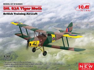 ICM 32035 - 1:32 DH. 82А Tiger Moth - British Training Aircraft