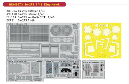 Go to product EDUARD BIG49273 - 1:48 Su-27S