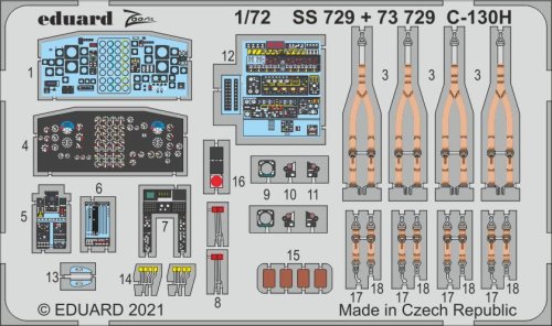 Go to product EDUARD SS729 - 1:72 C-130H