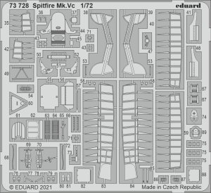 Eduard 73728 - 1:72 Spitfire Mk.Vc