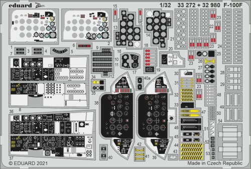 Go to product EDUARD 33272 - 1:32 F-100F
