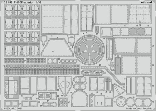Go to product EDUARD 32458 - 1:32 F-100F exterior