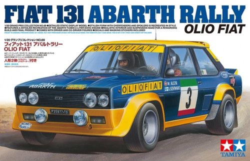 Go to product TAMIYA 20069 - 1:20 Fiat 131 Abarth Rally Olio Fiat