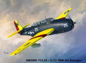 SWORD 72134 - 1:72 TBM-3U Avenger