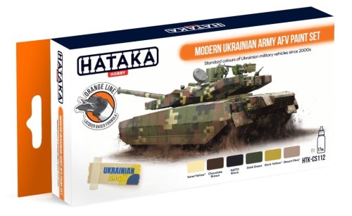 Go to product HATAKA CS112 - Modern Ukrainian Army AFV paint set
