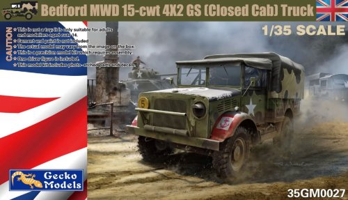 Go to product GECKO MODELS 35GM0027 - 1:35 Bedford MWD 15-cwt 4x2 GS (Closed Cab) Truck