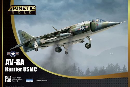 Go to product KINETIC 48072 - 1:48 AV-8A Harrier USMC