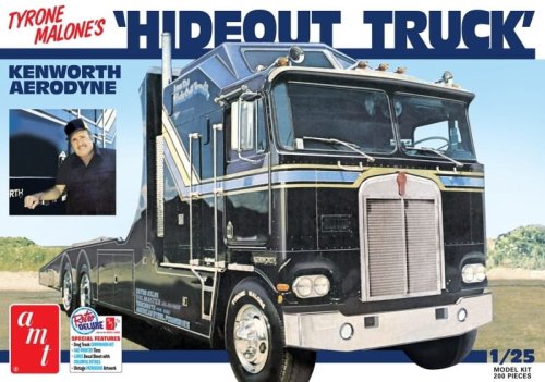Go to product AMT 1158 - 1:25 Tyrone Malones Kenworth Aerodyne Hideout Truck