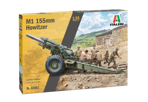 Go to product ITALERI 6581 - 1:35 M1 155mm Howitzer with crew