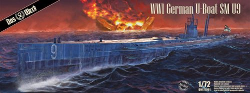 Go to product DAS WERK DW72001 - 1:72 WWI German U-Boat SM U-9