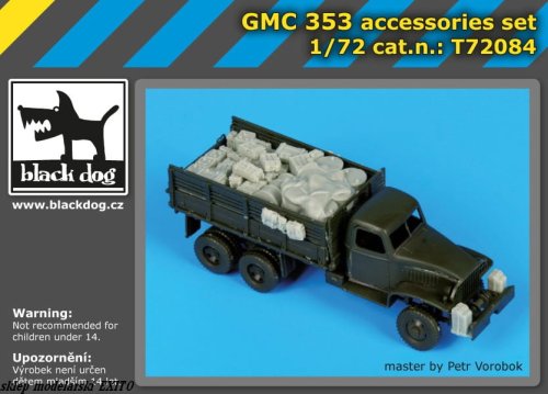Go to product BLACK DOG T72084 - 1:72 GMC 353 accessories set