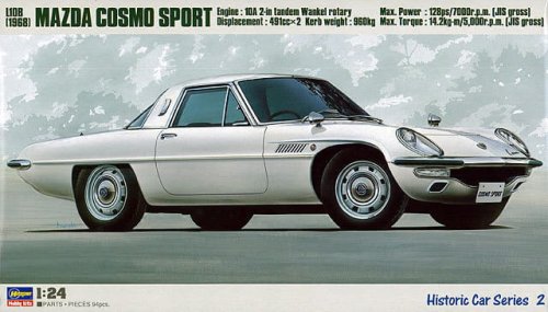 Go to product HASEGAWA HC2 21102 - 1:24 L10B (1968) Mazda Cosmo Sport