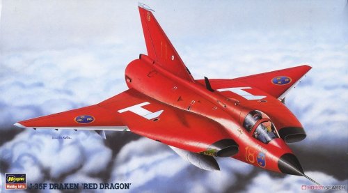 Go to product HASEGAWA BP101 51461 - 1:72 J-35F Draken Red Dragon