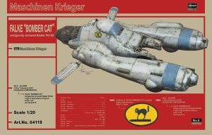 HASEGAWA 64119 - 1:20 Falke Antigravity Armored Raider Pkf.85 Bomber Cat