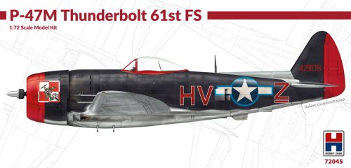 Go to product HOBBY 2000 72045 - 1:72 P-47M Thunderbolt 61st Fighter Squadron