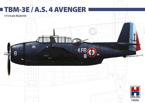 Go to product HOBBY 2000 72036 - 1:72 Grumman TBM-3E/A.S.4 Avenger