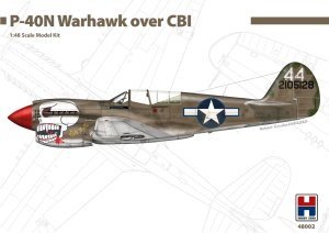 HOBBY 2000 48002 - 1:48 P-40N Warhawk Over CBI ( China, Burma, India )