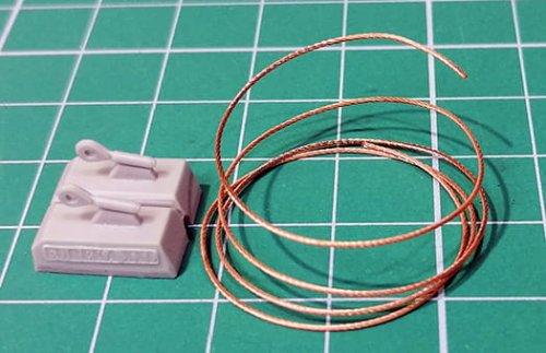 Go to product EUREKA XXL ER-3564 - 1:35 Towing cables set for IFV Stryker & Canadian LAV