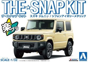AOSHIMA 05779 - 1:32 Suzuki Jimny Chiffon - Ivory Snapkit