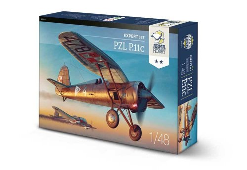 Go to product ARMA HOBBY 40001 - 1:48 PZL P.11c - Expert Set