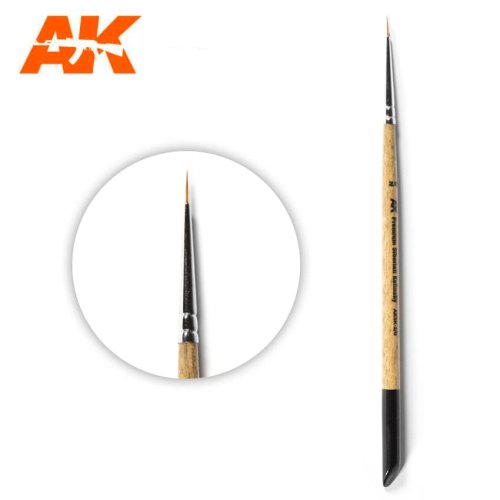 Go to product AK INTERACTIVE SK-2/0 - Siberian Kolinsky premium paintbrush. 2/0