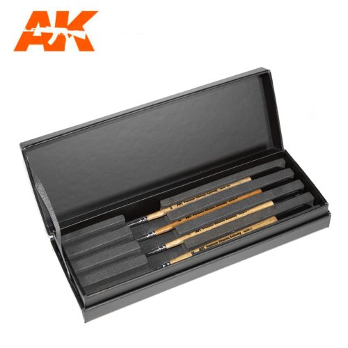 Go to product AK INTERACTIVE SK-10 - Premium Siberian Kolinsky set of 4 premium quality paintbrushes.