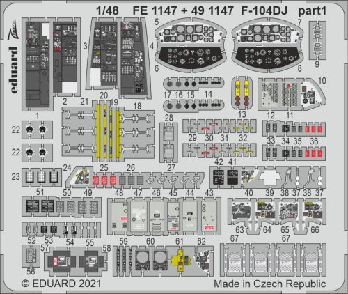 Go to product EDUARD FE1147 - 1:48 F-104DJ