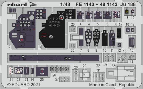 Go to product EDUARD FE1143 - 1:48 Ju 188