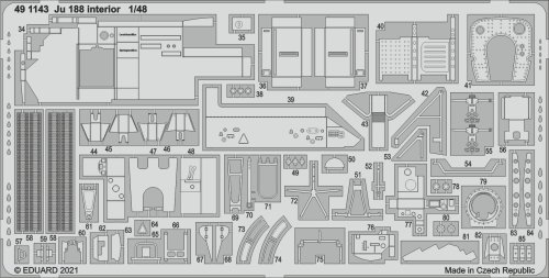 Go to product EDUARD 491143 - 1:48 Ju 188 interior