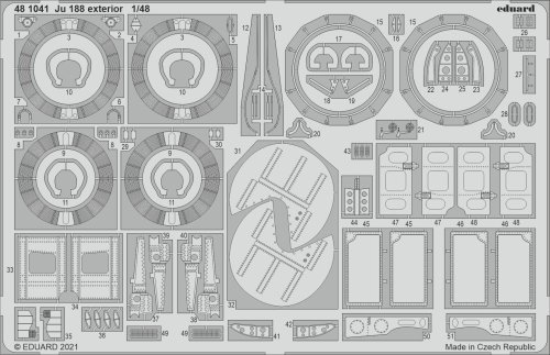 Go to product EDUARD 481041 - 1:48 Ju 188 exterior