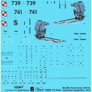 BIGMODEL VINCI 72005 - 1:72 Mi-24 Hind Husarz