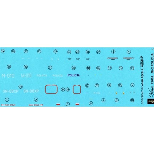 Go to product BIGMODEL VINCI 72004 - 1:72 Mi-2 Policja