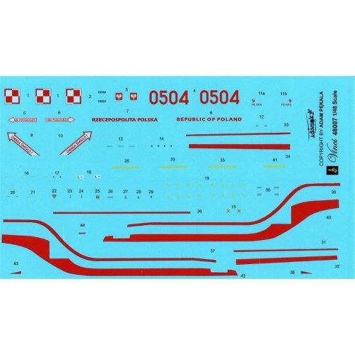 Go to product BIGMODEL VINCI 48007 - 1:48 W3W Sokół Rządowy