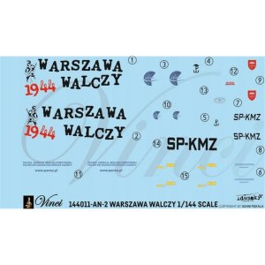 BIGMODEL VINCI 144011 - 1:144 An-2 Warszawa Walczy