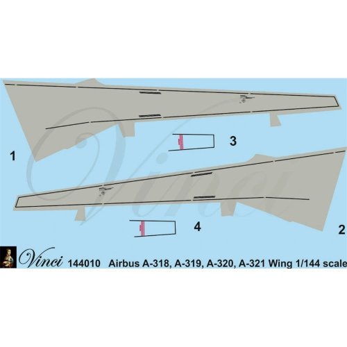 Go to product BIGMODEL VINCI 144010 - 1:144 Airbus A318-320 painting wings