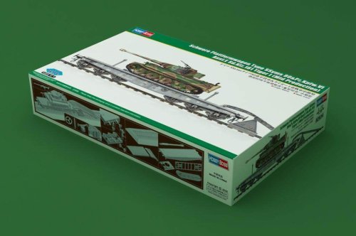 Go to product HOBBY BOSS 82934 - 1:72 Schwere Plattformwagen Type SSyms 80 & Pz.Kpfw.VI Ausf.E Tiger I (Mid production)
