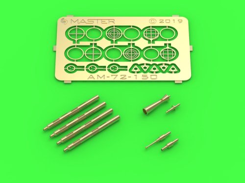 Go to product MASTER AM-72-150 - 1:72 PZL P.11a/b/c wz. 33 gun barrels, gunsight and Venturi probe