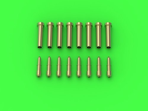 Go to product MASTER AM-48-164 - 1:48 Spitfire Mk.Ia/IIa/Va gun barrels for Browning .303 with flame suppressor