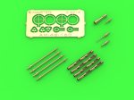 MASTER AM-48-160 - 1:48 PZL P.11c wz. 33 gun barrels, gunsight and Venturi probe