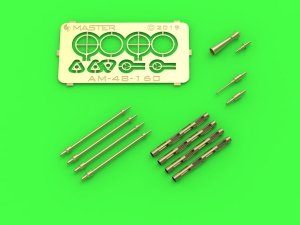 MASTER AM-48-160 - 1:48 PZL P.11c wz. 33 gun barrels, gunsight and Venturi probe