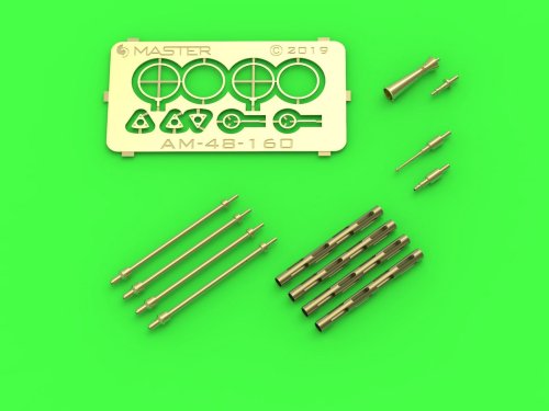 Go to product MASTER AM-48-160 - 1:48 PZL P.11c wz. 33 gun barrels, gunsight and Venturi probe