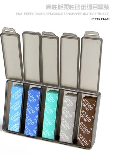 Go to product MENG MODEL MTS042 - High Performance Flexible Sandpaper (Extra Fine Set)
