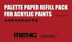 MENG MODEL MTS024A - Palette Paper Refill Pack for Acrylic Paints