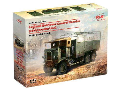 Go to product ICM 35602 - 1:35 Leyland Retriever General Service (early production) WWII British Truck